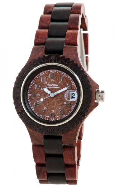 Holzuhr: Womens Compass Katalox Leadwood