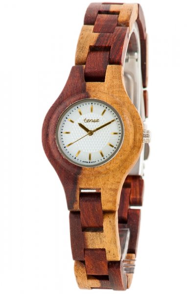 Holzuhr: Womens Pacific mehrfarbiges Katalox