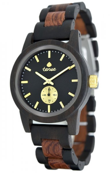 Holzuhr: Mens Hampton Leadwood Katalox
