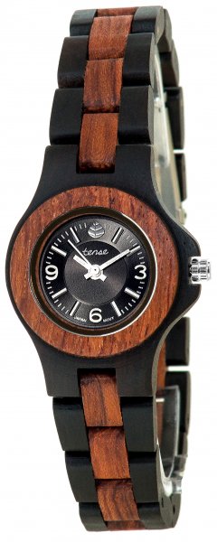 Holzuhr: Womens Northwest Leadwood Katalox