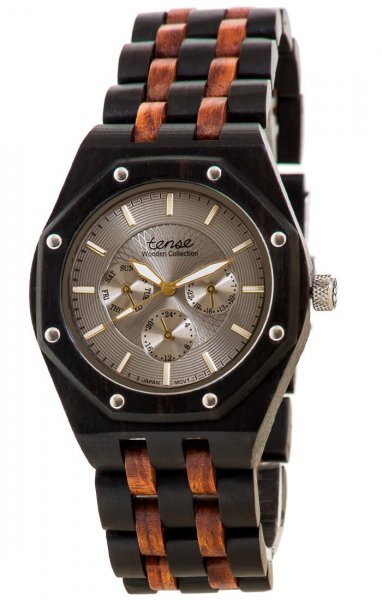 Holzuhr: Mens Washington Leadwood Katalox