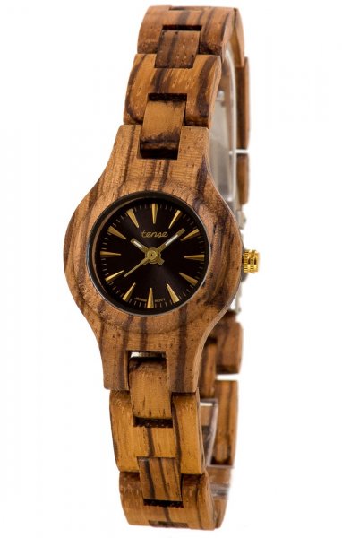 Holzuhr: Womens Pacific Zebranoholz