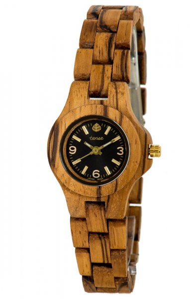 Holzuhr: Womens Northwest Zebranoholz