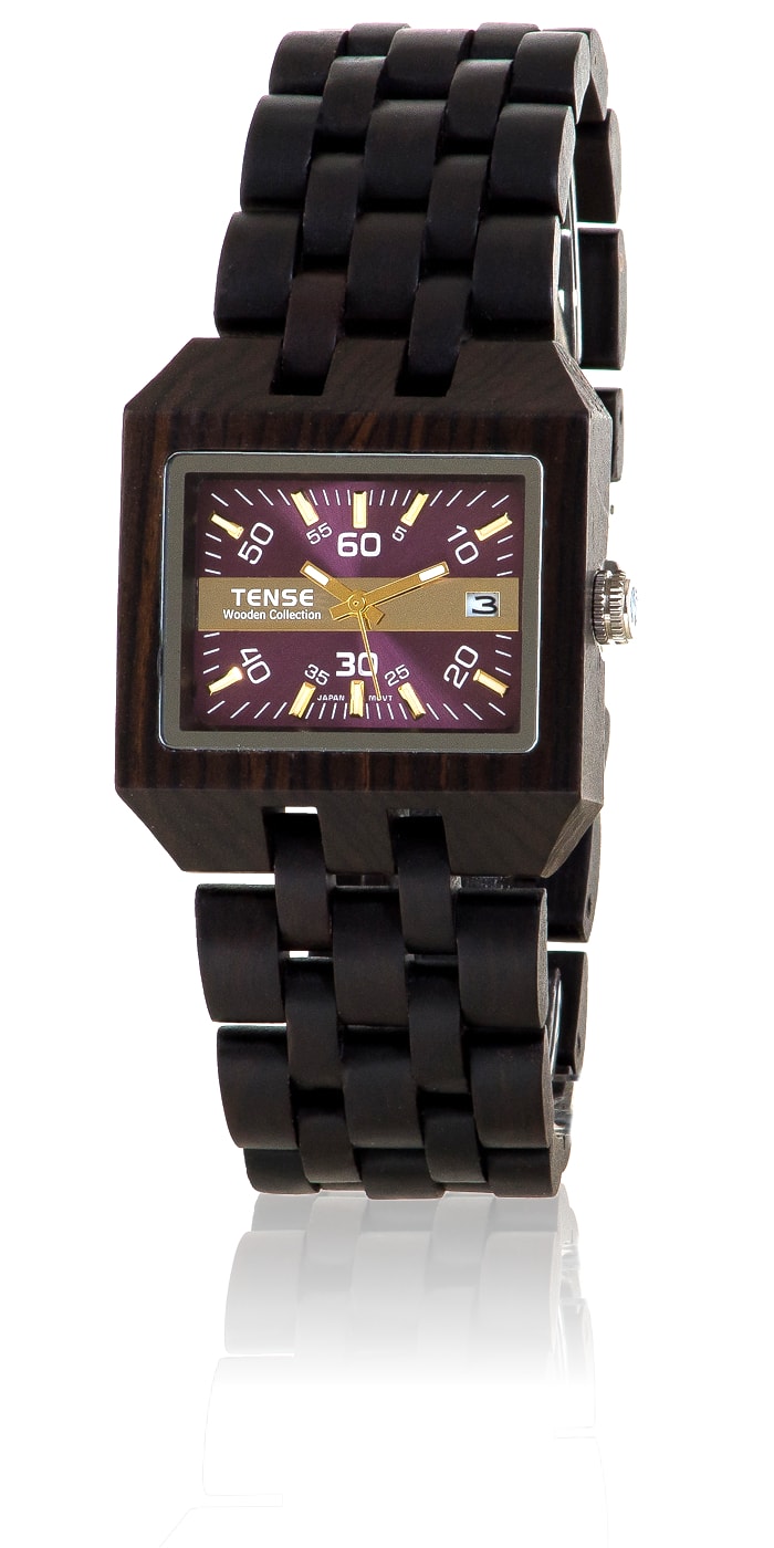Tense-Holzuhren-Herrenkollektion-Comox-Armbanduhren-aus-Holz